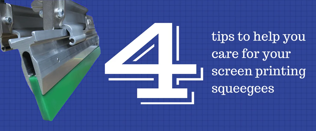 4 Tips to Help You Care for Your Screen Printing Squeegees