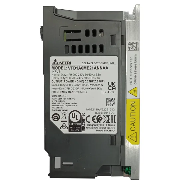 AC Inverter Delta 0.2kW 220V