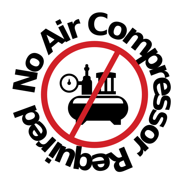 No air compressor sticker!