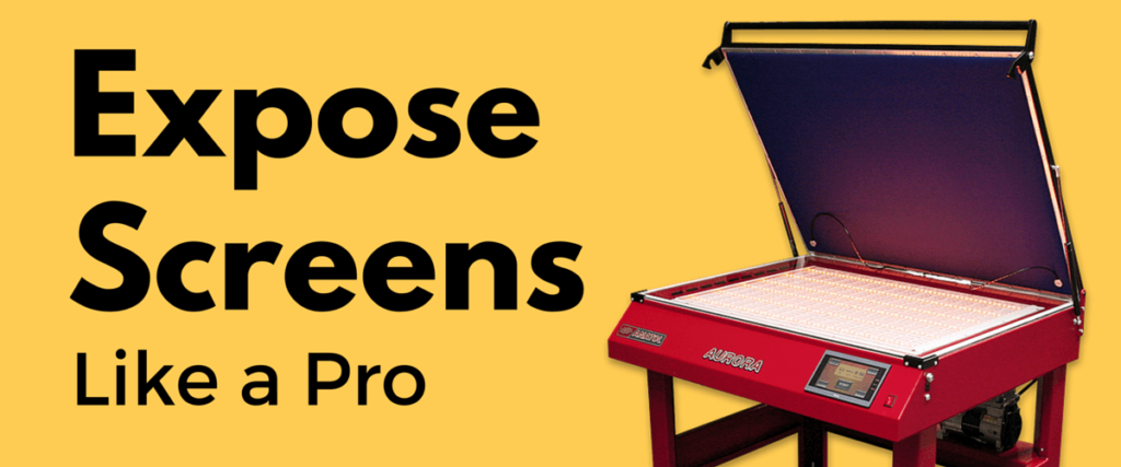 How to Expose Screen Printing Screens Like a Pro