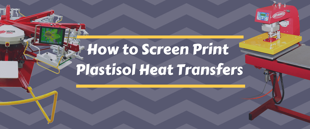 Plastisol deals heat transfers