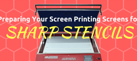 Preparing Your Screen Printing Screens for Sharp Stencils