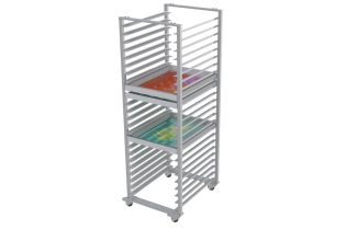 Rack for screen printing for 24 rasters