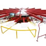 The professional-grade electric automatic screen printing machine