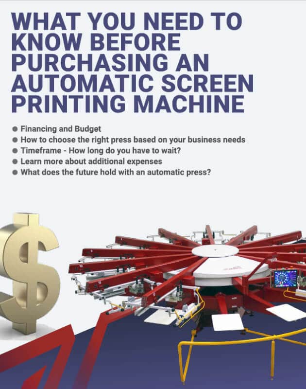 what you need to know before purchasing an automatic screen printing machine