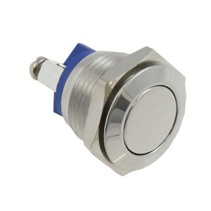 16mm round push button switch, durable industrial control button for machinery and electronic devices