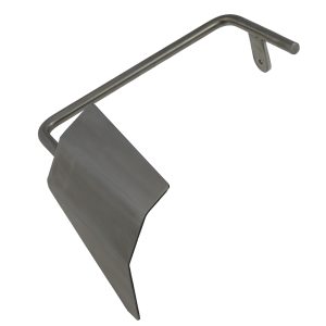 Large mixing blade, heavy-duty industrial mixer component designed for efficient blending and stirring of materials