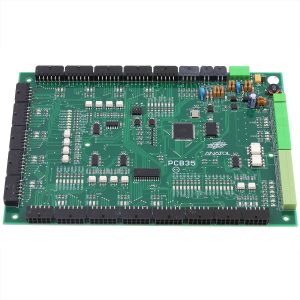 PCB 35, compact printed circuit board for electronic control and signal processing in industrial devices