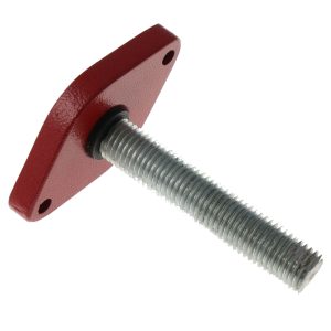 Diamond-shaped foot base for automatic textile printing machines