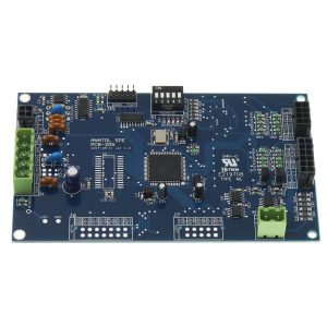 PCB 205 headboard with multiple connectors and compact metallic design for industrial use