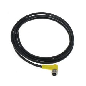 Plug with cable for round proximity sensor ensuring secure electrical connection and reliable signal transmission