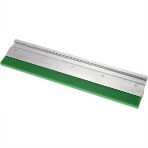 Squeegee blade and aluminum holder, 70 durometer hardness, 6 inch for screen printing