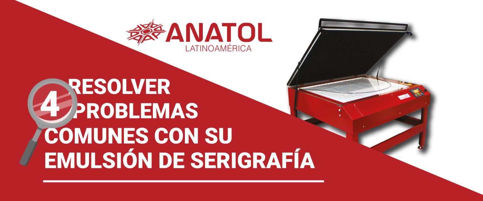 Resolver 4 problemas comunes con su emulsión de serigrafía