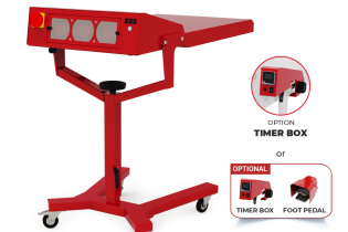 Comet Light Flash Cure Unit – an intelligent flash curing system for screen printing, providing fast and even ink curing with precise temperature and time control