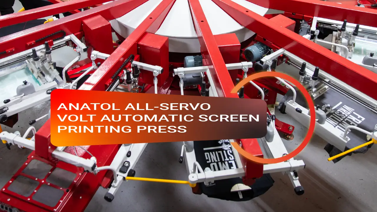 Automatic silk screen machine – Anatol VOLT revolutionizing high-volume screen printing.